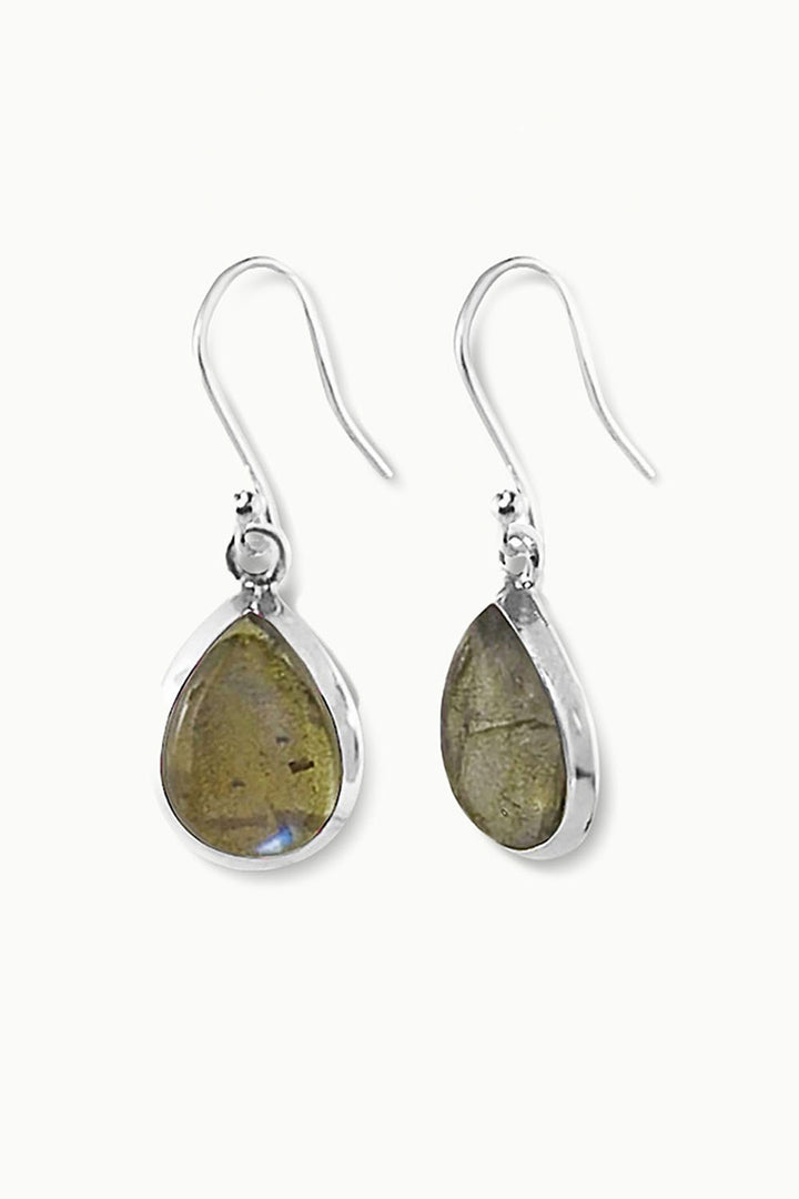 Sivalya Labradorite Silver Earrings- Bliss