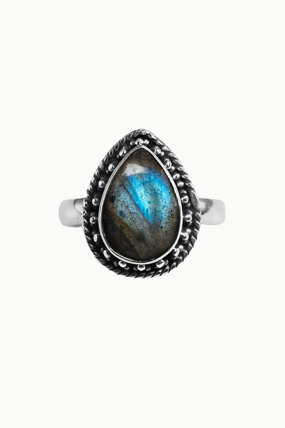 Sivalya Labradorite Silver Ring - Amalfi