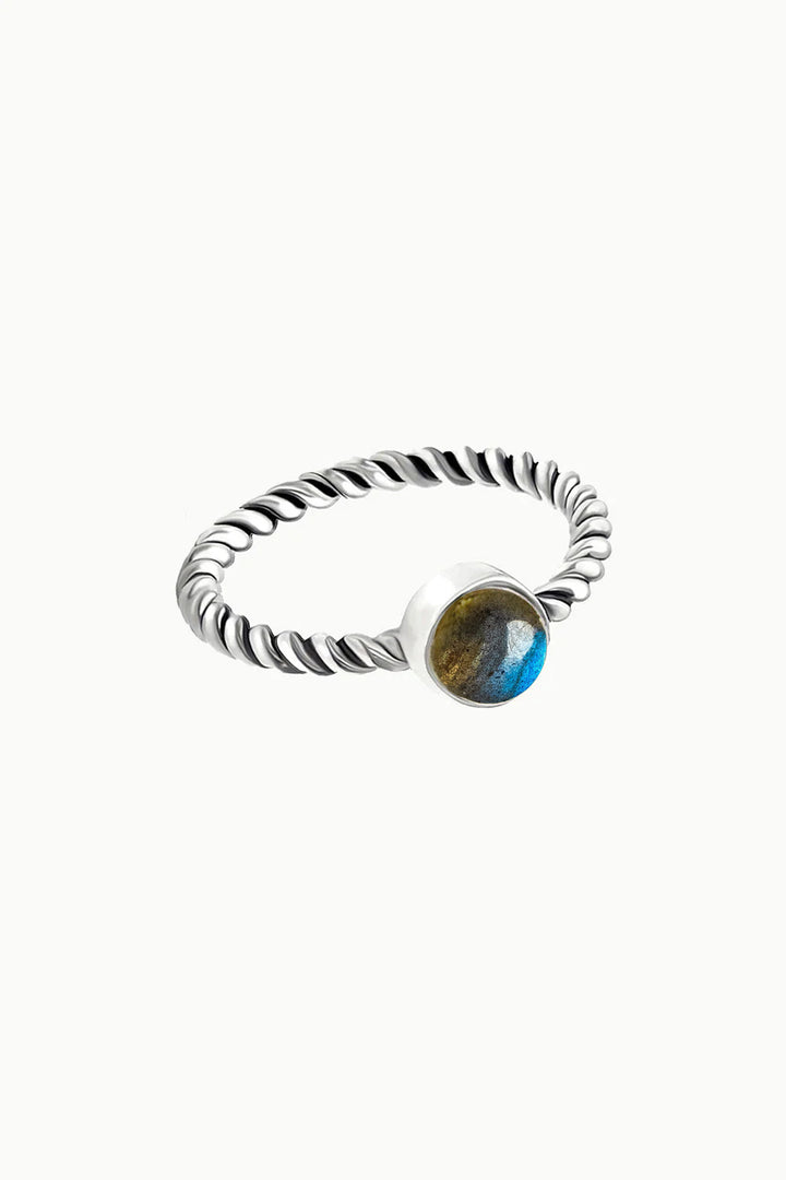 Sivalya Labradorite Solitaire Ring - Bijoux