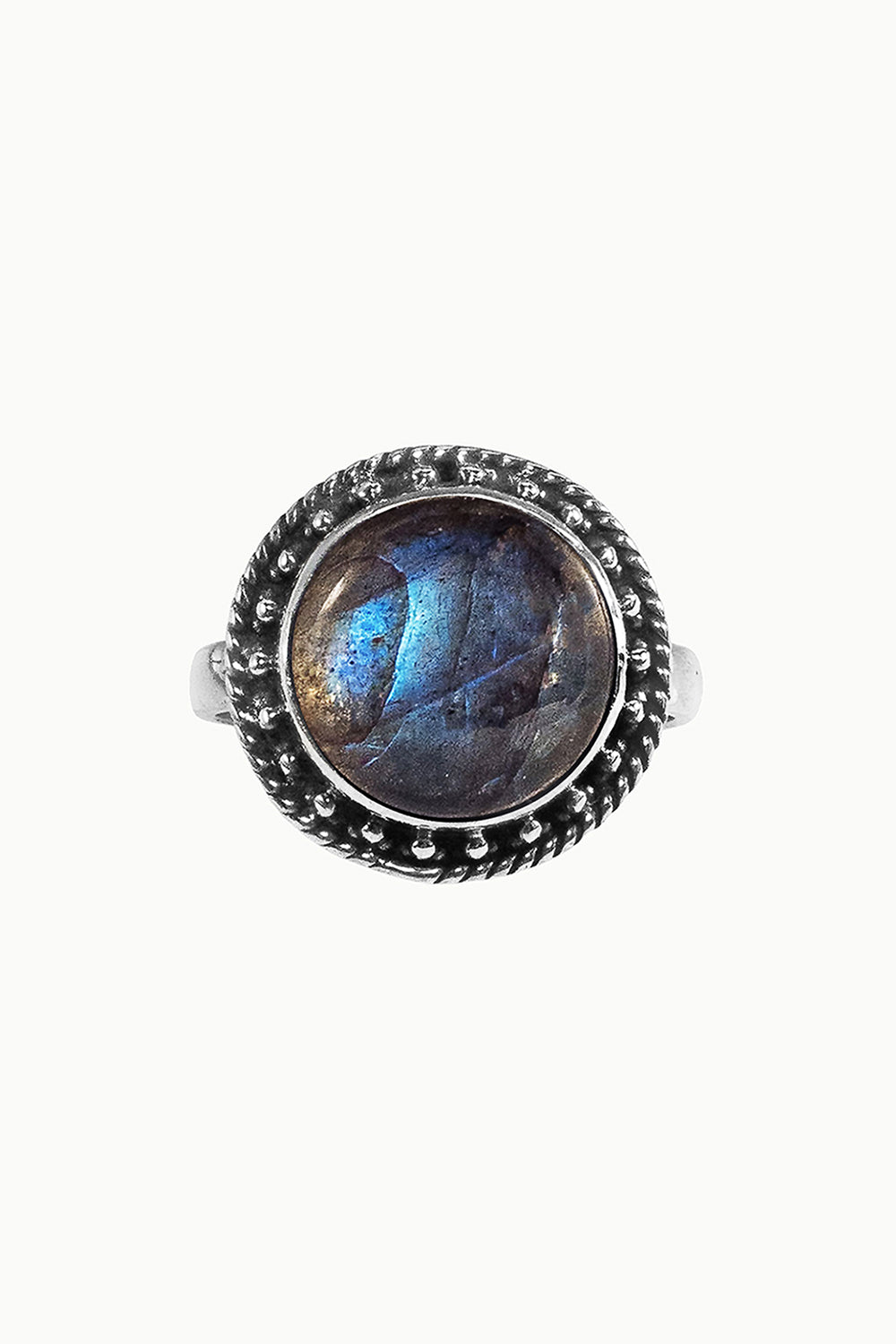 Sivalya Labradorite Silver Ring - Aurora