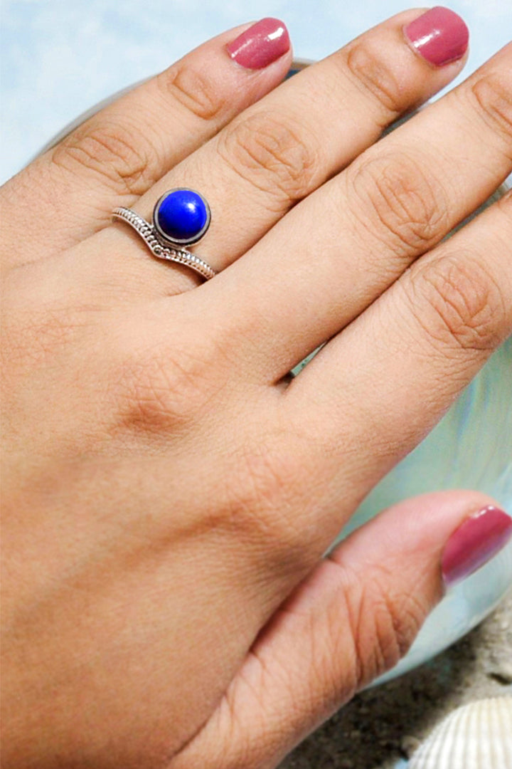 Sivalya Lapis Lazuli Tiara Ring
