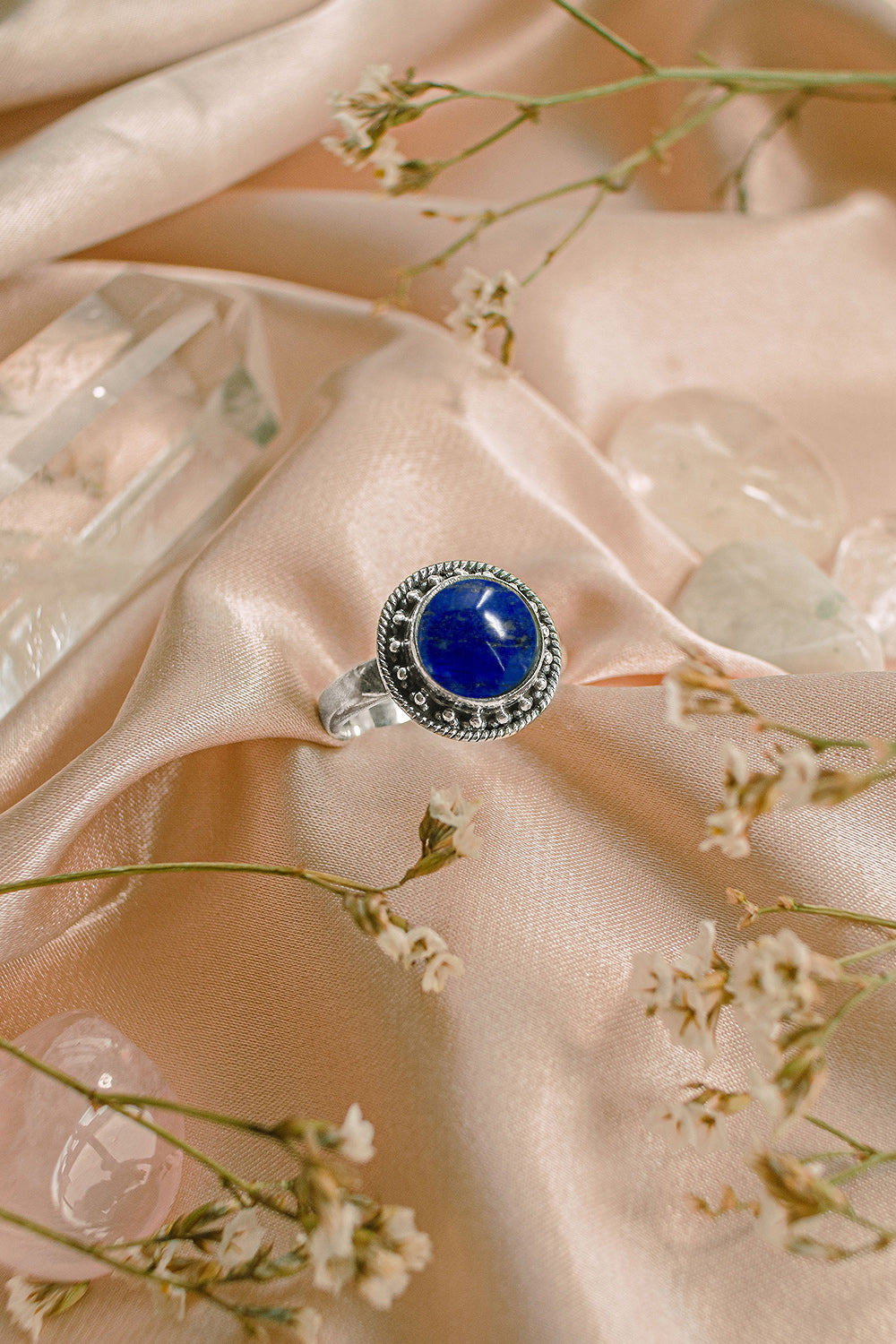 Sivalya Lapis Lazuli Silver Ring - Aurora