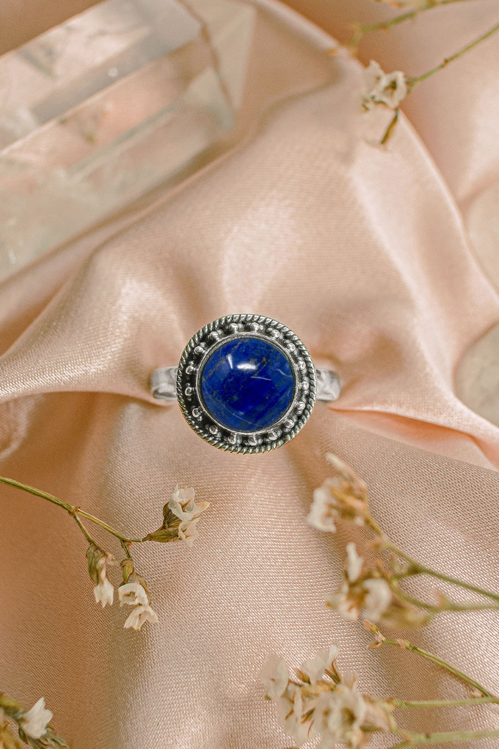 Sivalya Lapis Lazuli Silver Ring - Aurora