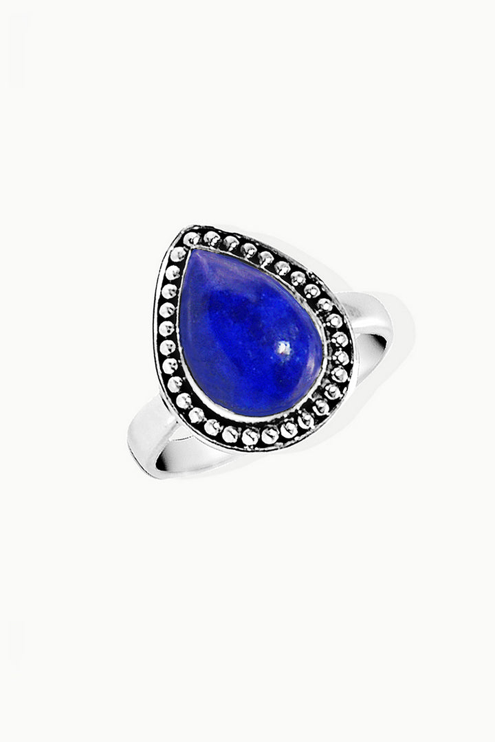 Sivalya Lapis Lazuli Silver Ring - Tara