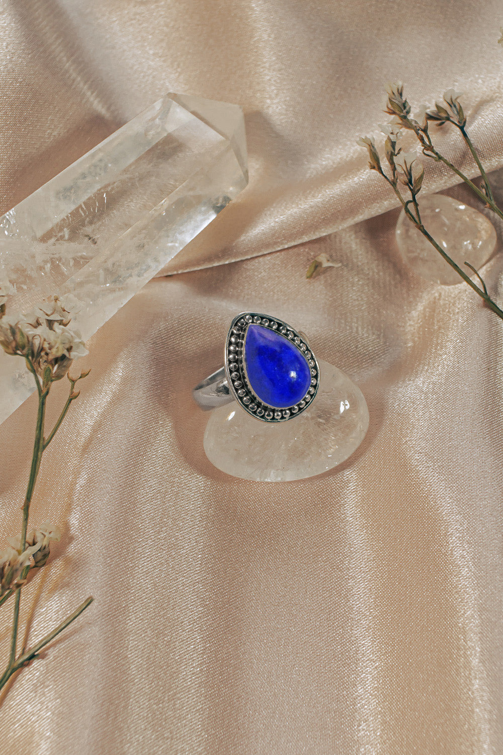 Sivalya Lapis Lazuli Silver Ring - Tara