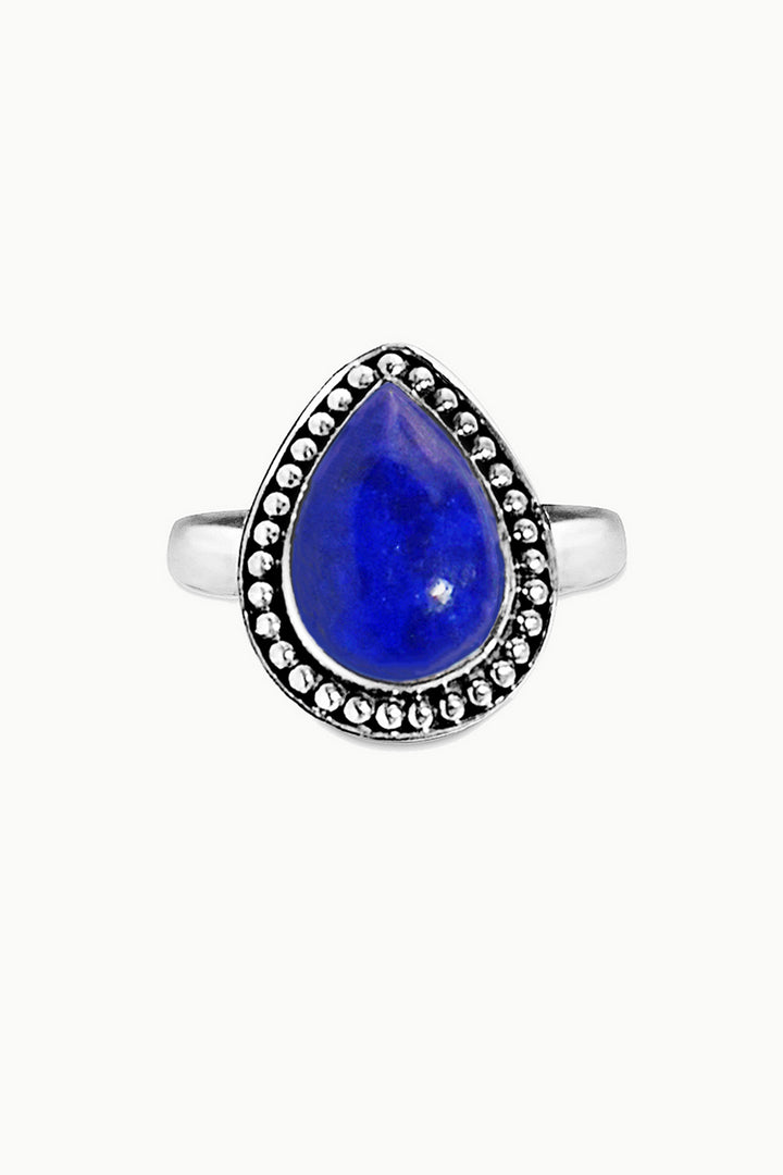 Sivalya Lapis Lazuli Silver Ring - Tara