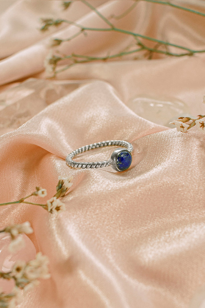 Sivalya Lapis Lazuli Solitaire Ring - Bijoux