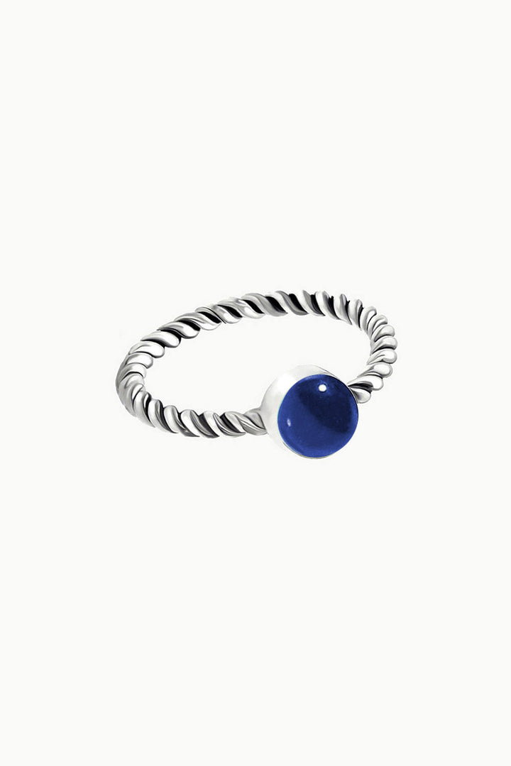 Sivalya Lapis Lazuli Solitaire Ring - Bijoux