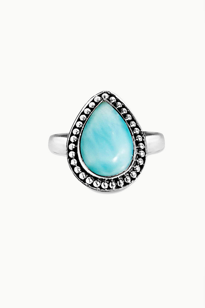 Sivalya Larimar Silver Ring - Tara