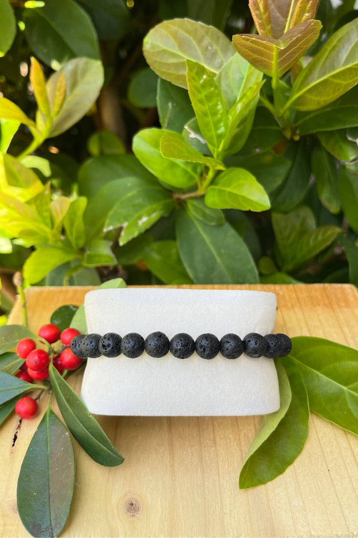 Sivalya Lava Rock Gemstone Beaded Bracelet