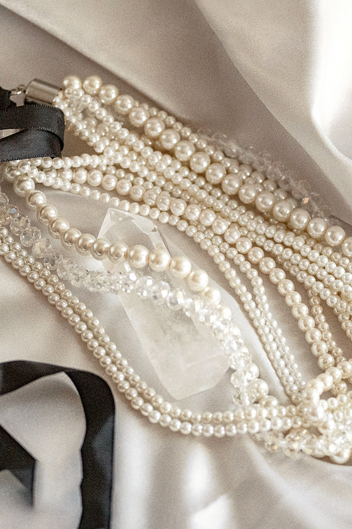 Sivalya Paris Layered Pearl Necklace