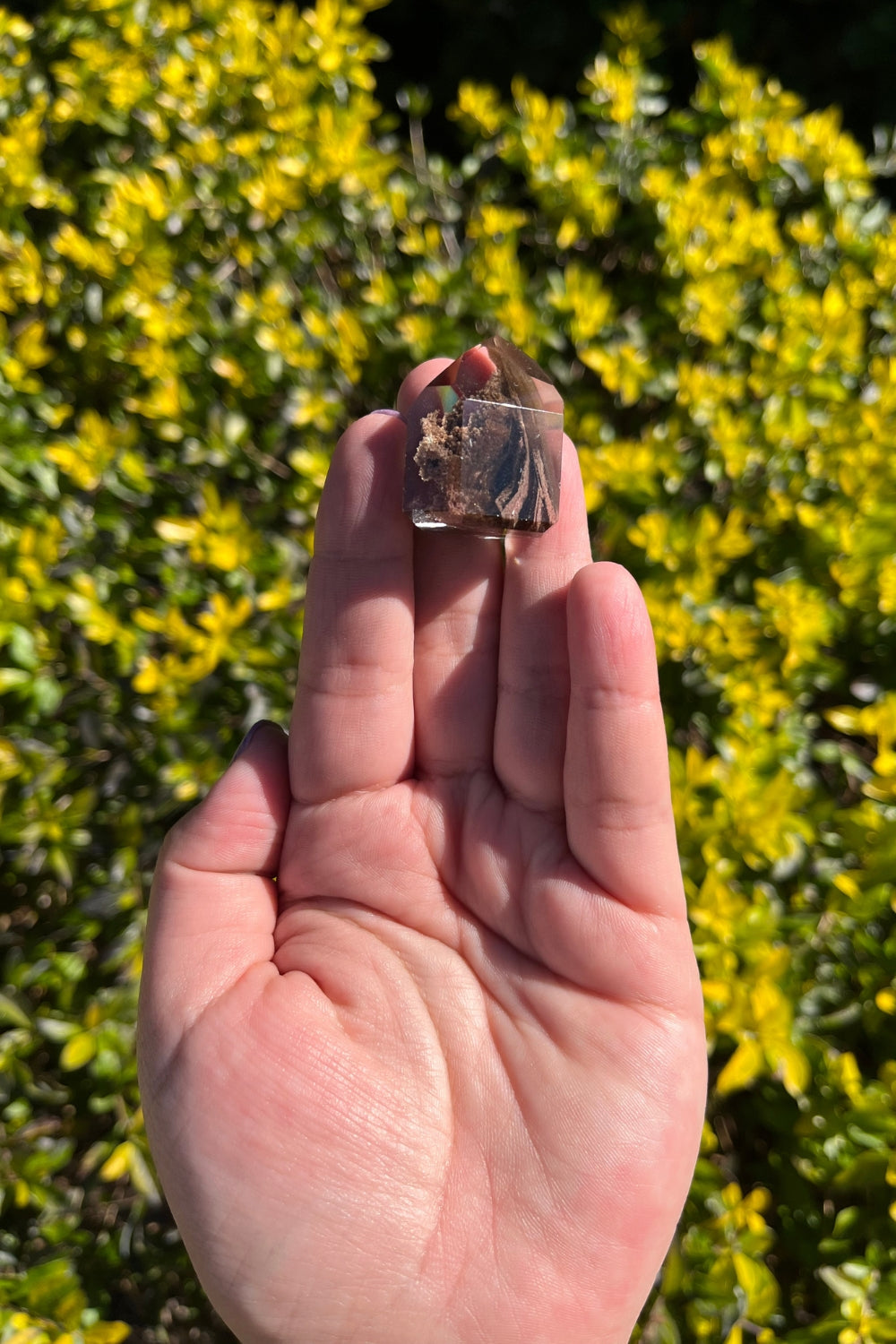 Lodolite Quartz Angular Point Freeform