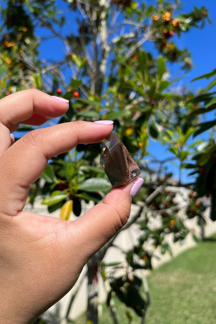 Lodolite Quartz Angular Point Freeform