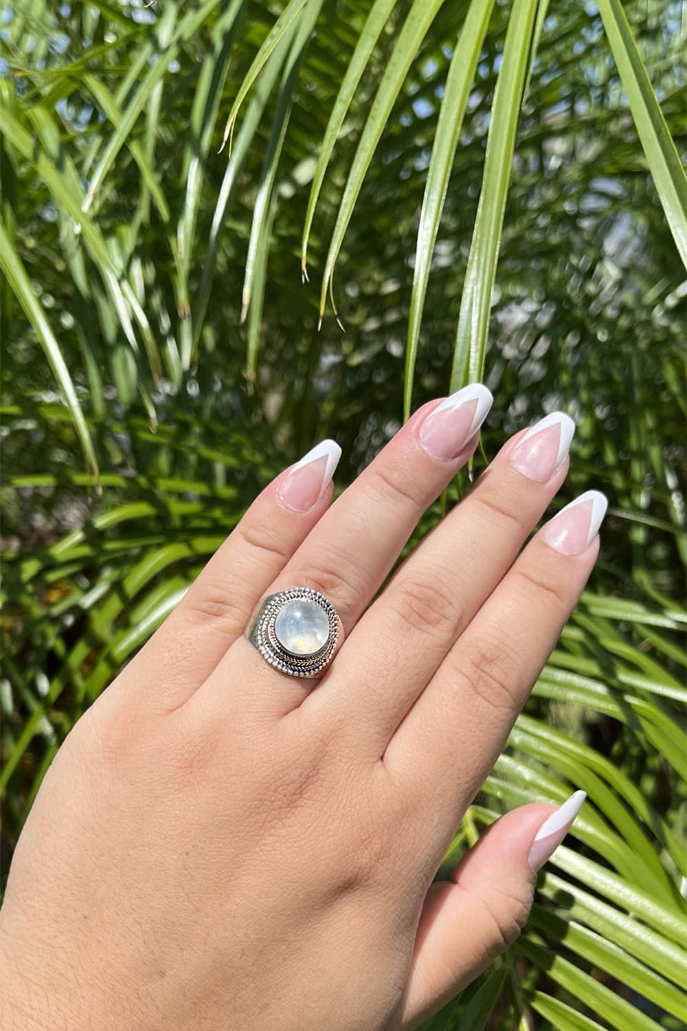Sivalya Moonstone Statement Ring - Luna