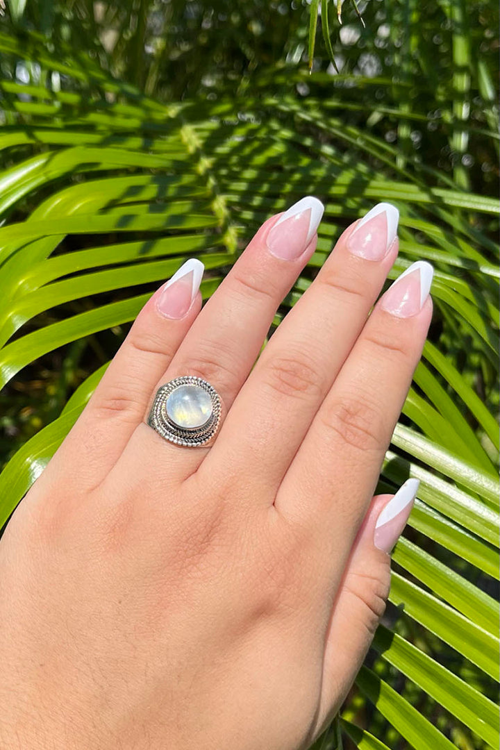 Sivalya Moonstone Statement Ring - Luna