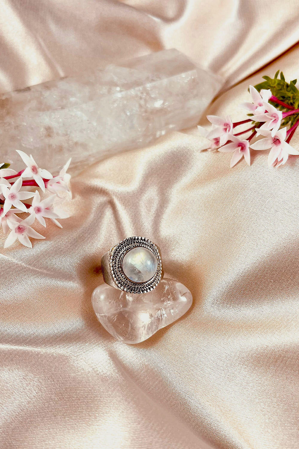 Sivalya Moonstone Statement Ring - Luna