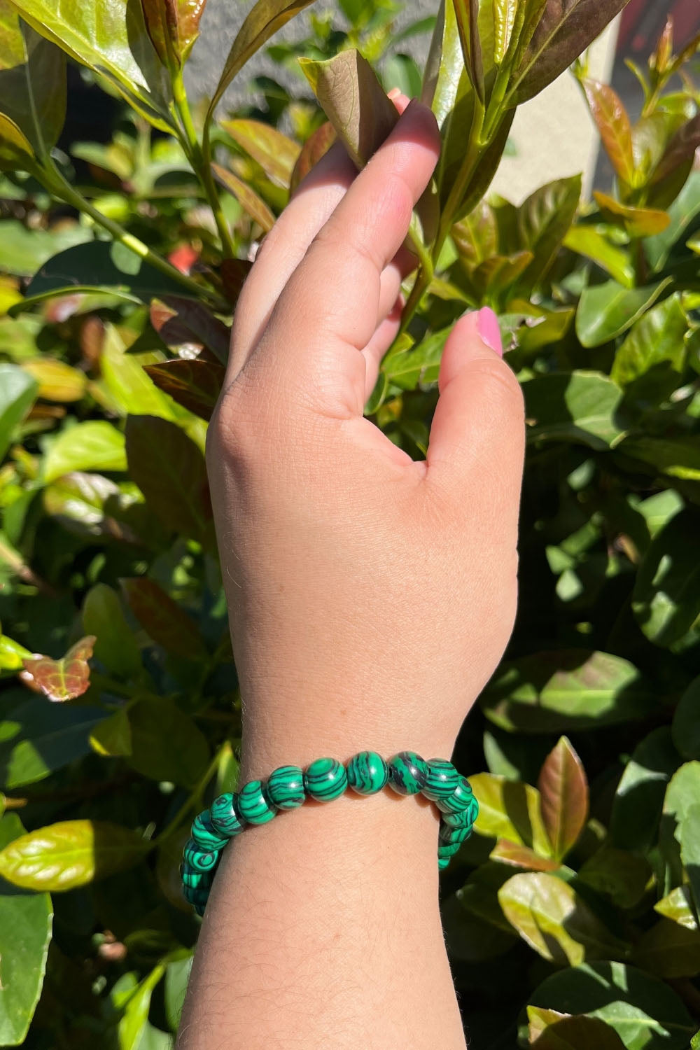 Sivalya Malachite Gemstone Beaded Bracelet