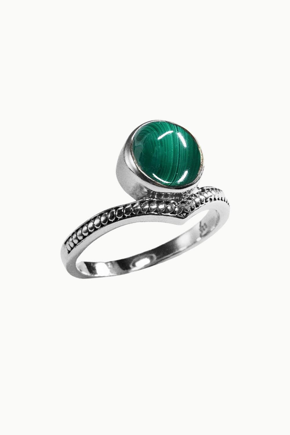 Sivalya Malachite Tiara Ring