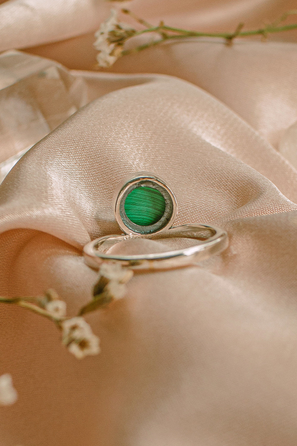 Sivalya Malachite Tiara Ring
