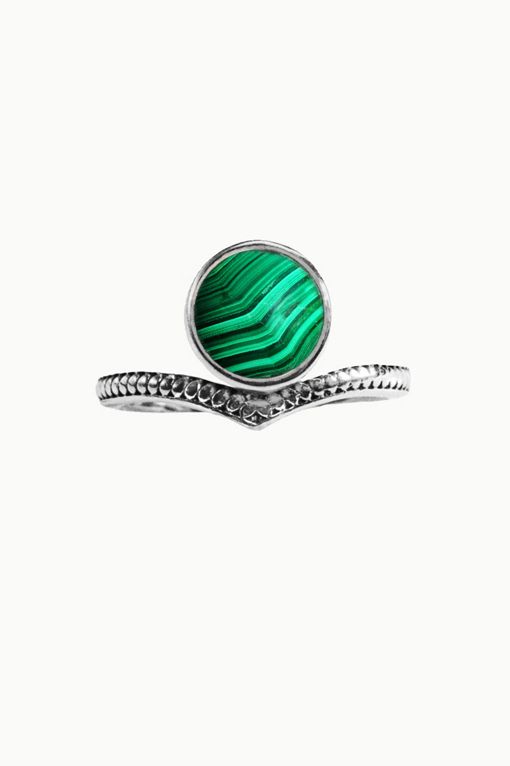 Sivalya Malachite Tiara Ring