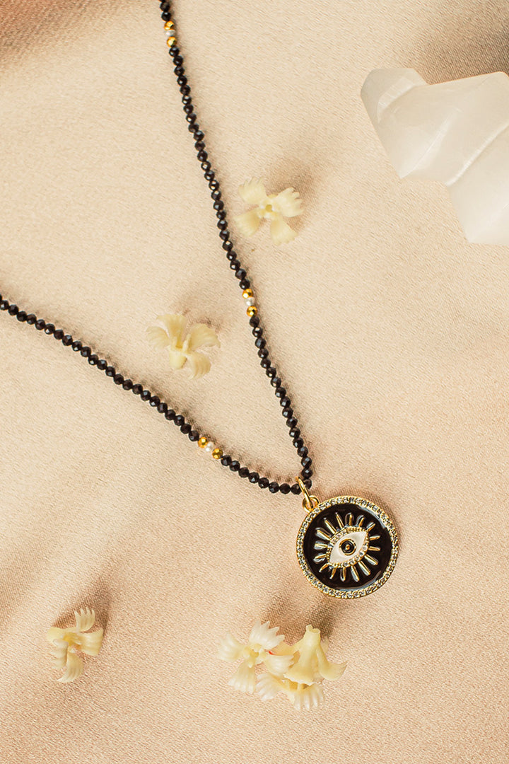 Sivalya Midnight Protection Evil Eye Necklace