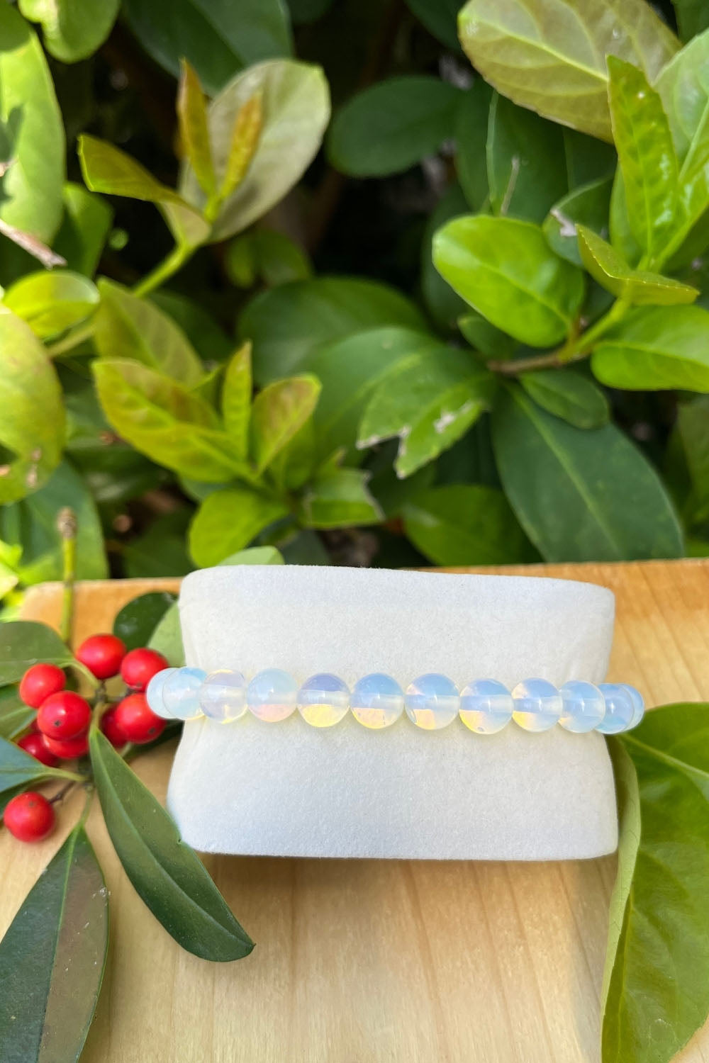 Sivalya Moonstone Gemstone Beaded Bracelet