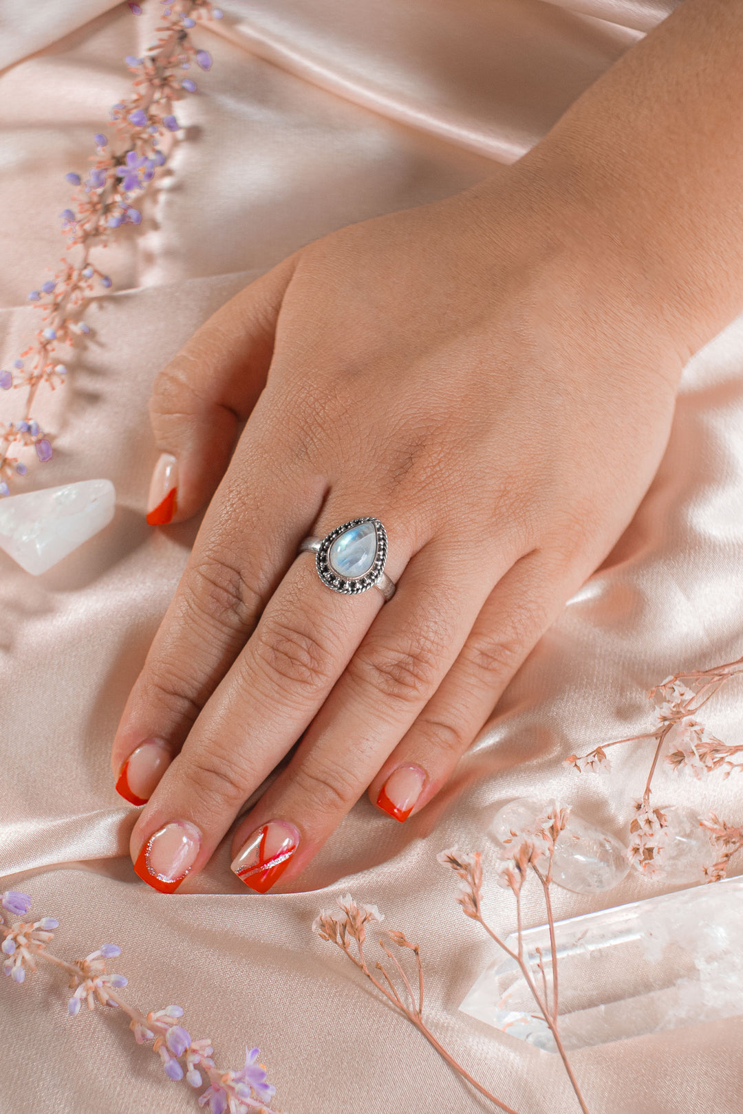 Sivalya Moonstone Silver Ring - Amalfi