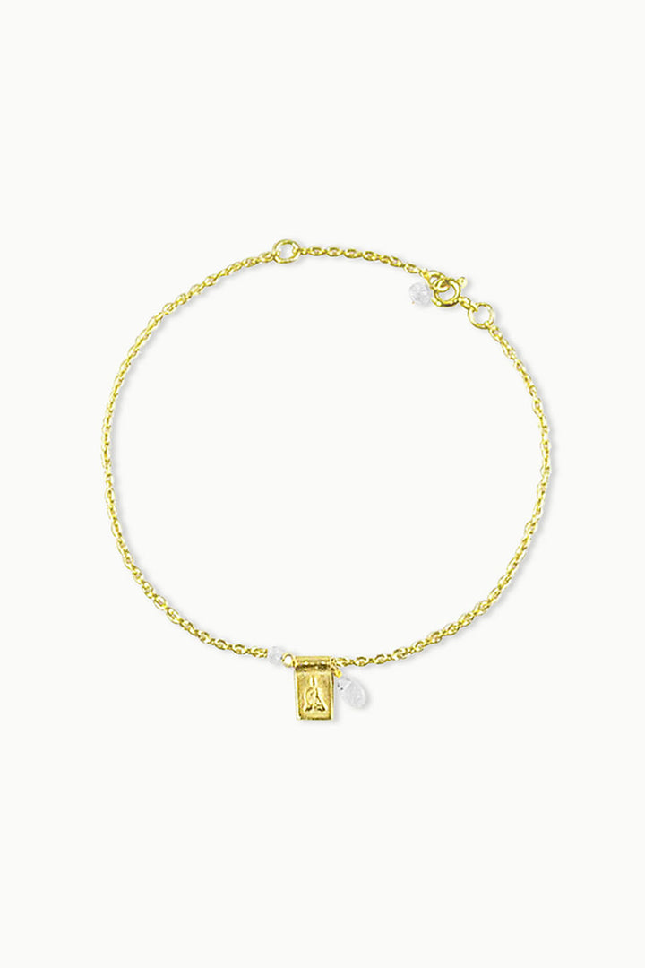 Sivalya Moonstone Dainty Buddha Bracelet