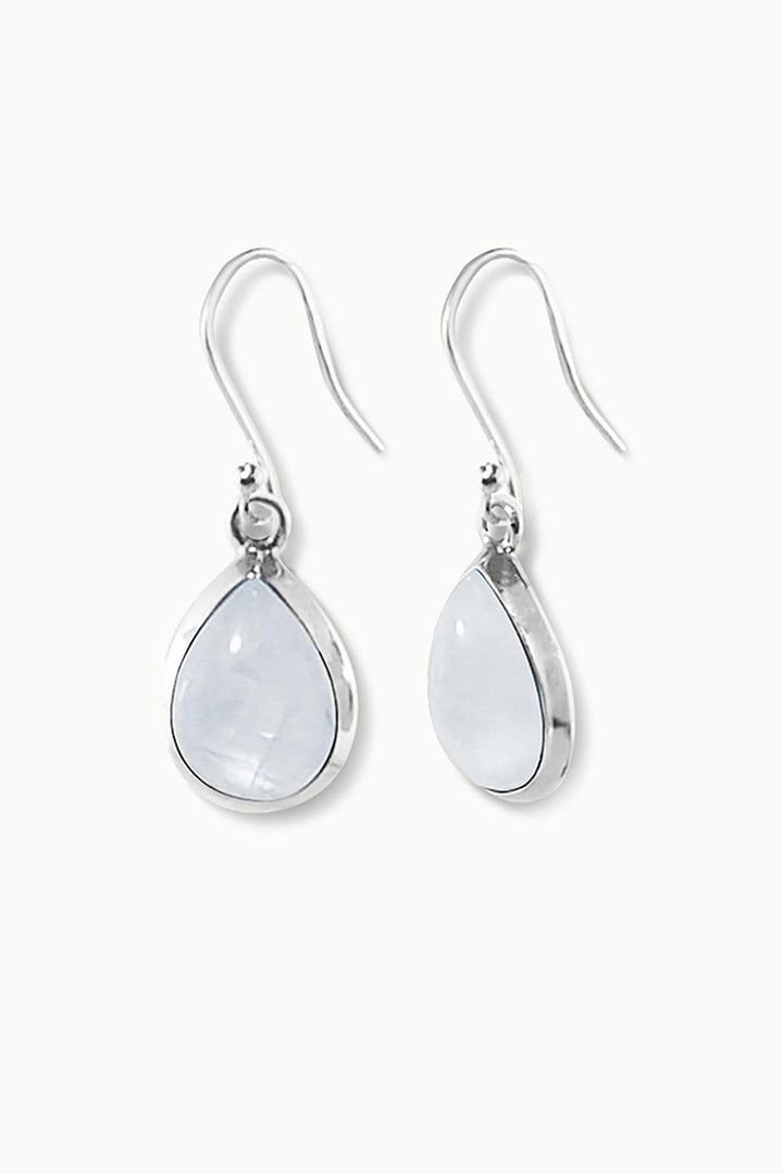Sivalya Moonstone Silver Earrings- Bliss