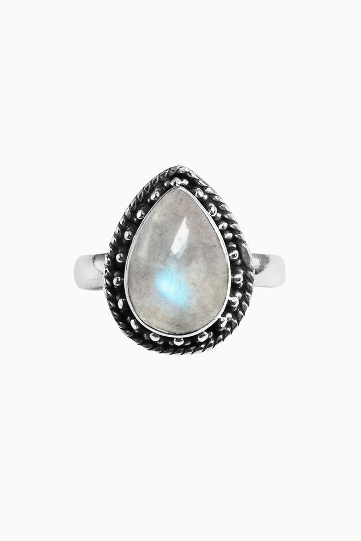 Sivalya Moonstone Silver Ring - Amalfi