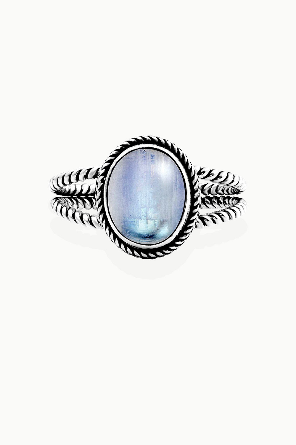 Sivalya Moonstone Sterling Silver Ring - Selene