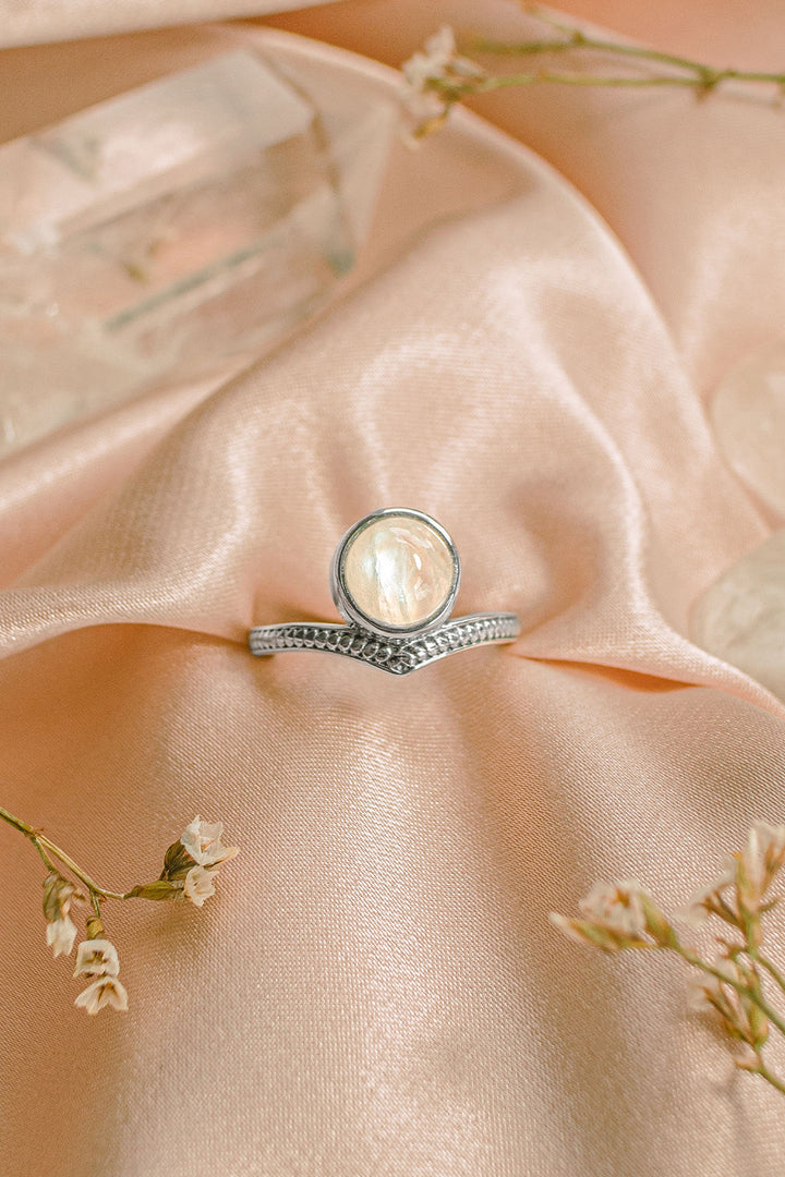 Sivalya Moonstone Tiara Ring