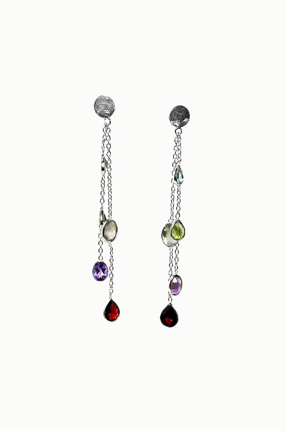 Sivalya MultiGemstone Dangle Earrings - Utopia