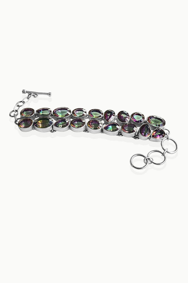 Sivalya Mystic Topaz Multi-Gem Bracelet in Sterling Silver