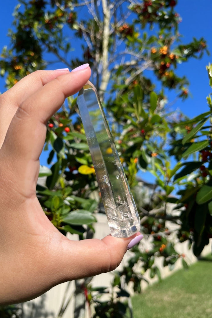 Optical Clear Quartz Crystal Polished Tower