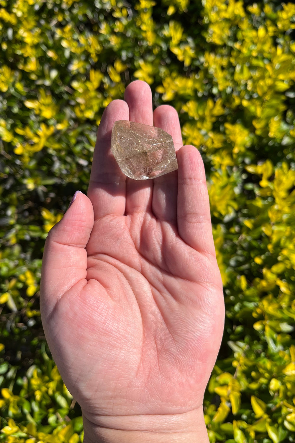 Rutile Inclusion Quartz Angular Freeform