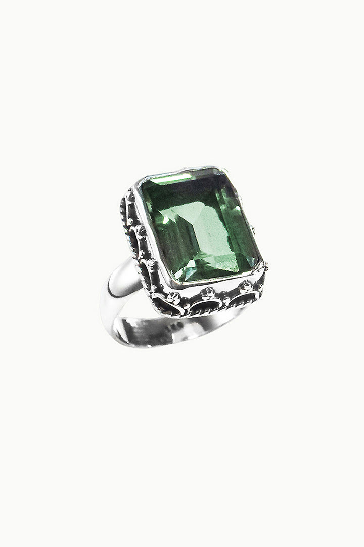 Sivalya Prasiolite Statement Ring
