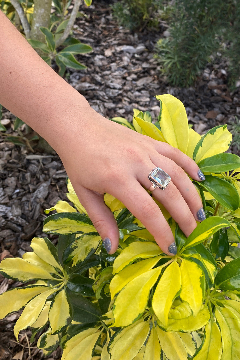 Sivalya Prasiolite Statement Ring