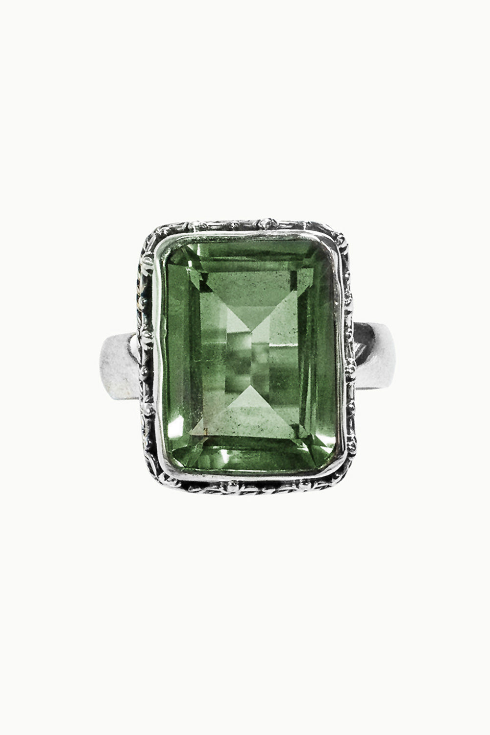 Sivalya Prasiolite Statement Ring