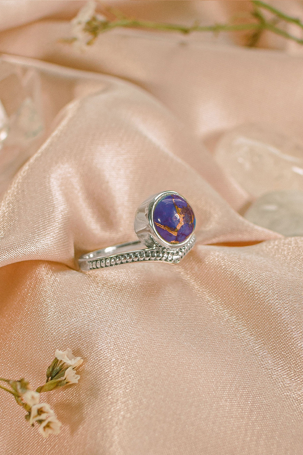 Sivalya Purple Turquoise Tiara Ring