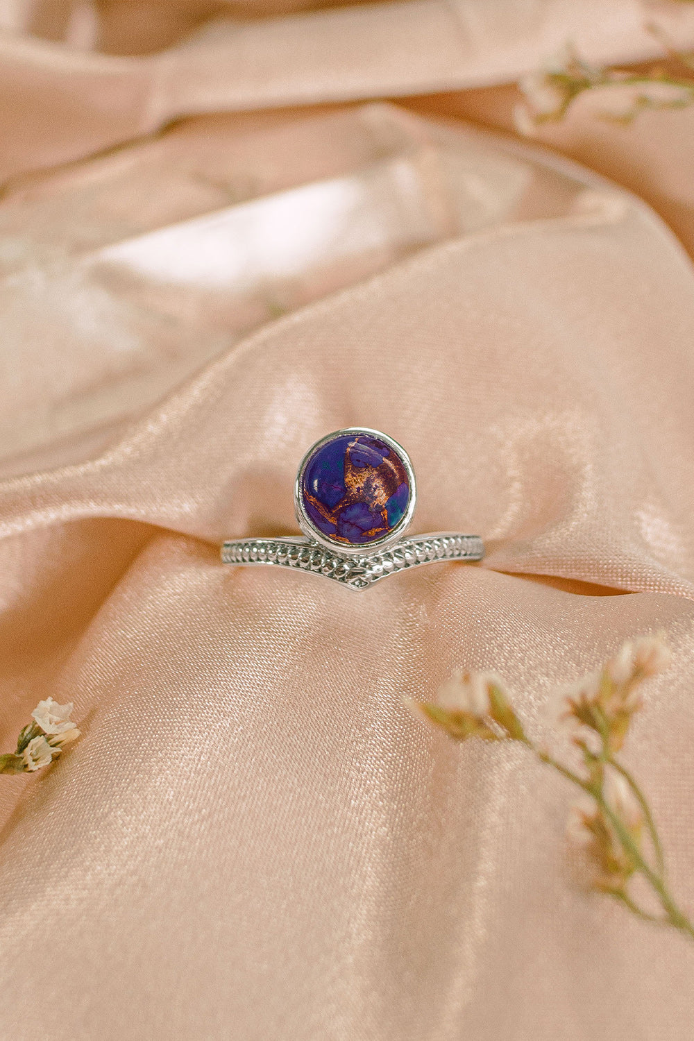 Sivalya Purple Turquoise Tiara Ring