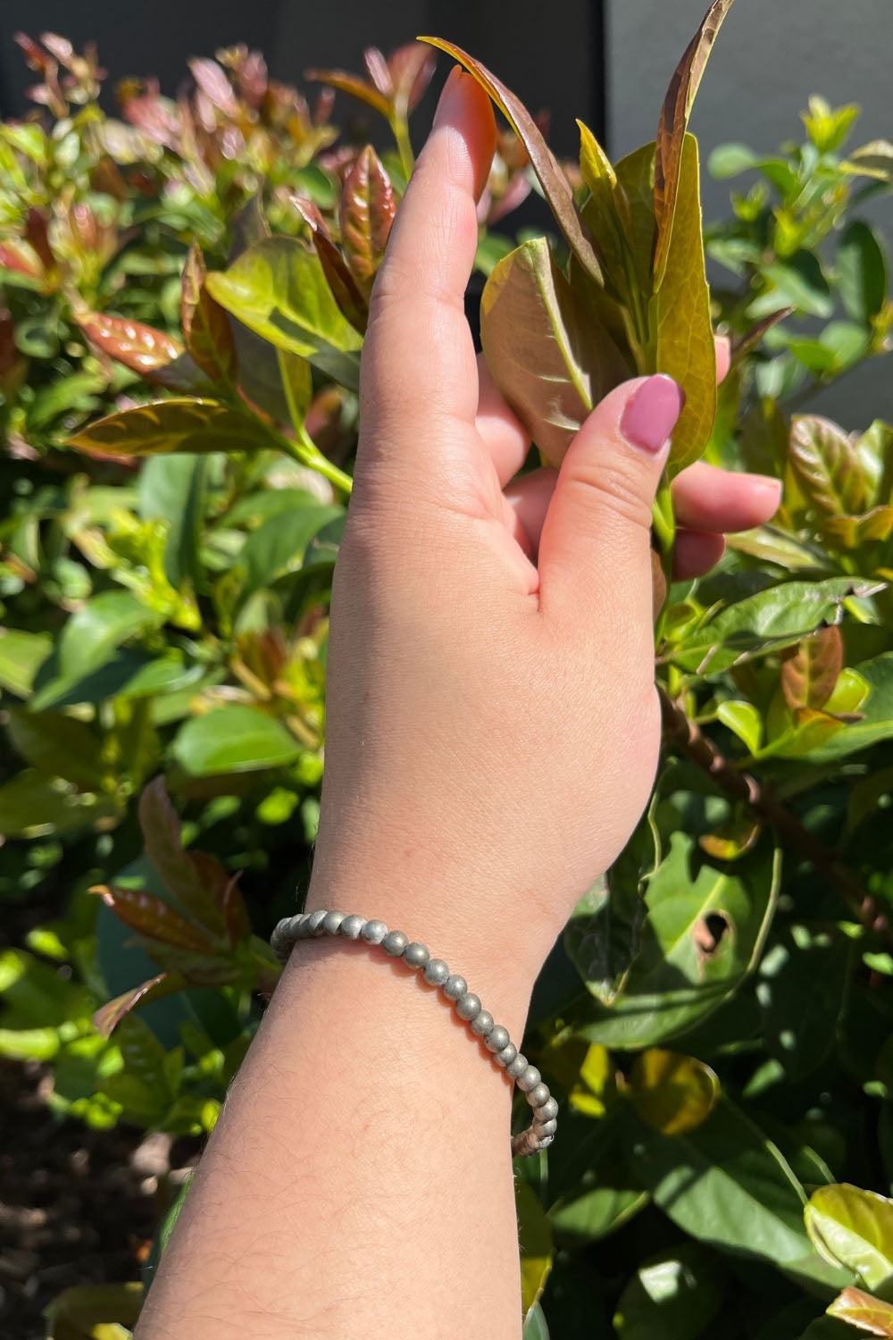 Sivalya Pyrite Gemstone Beaded Bracelet