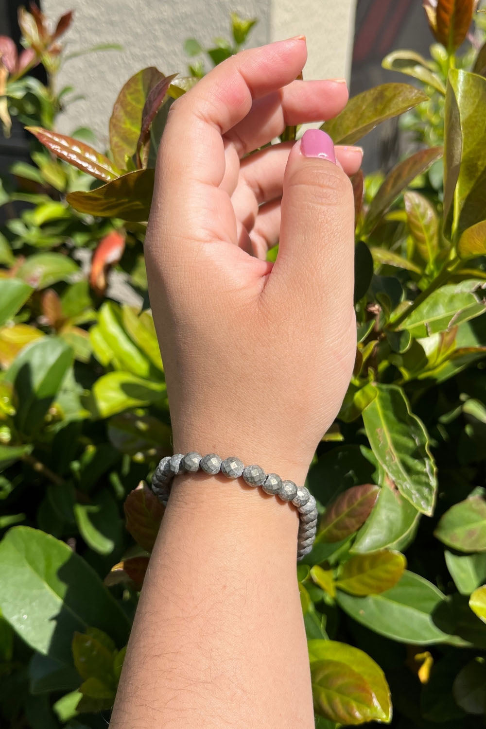 Sivalya Pyrite Gemstone Beaded Bracelet