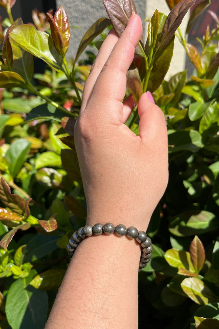 Sivalya Pyrite Gemstone Beaded Bracelet
