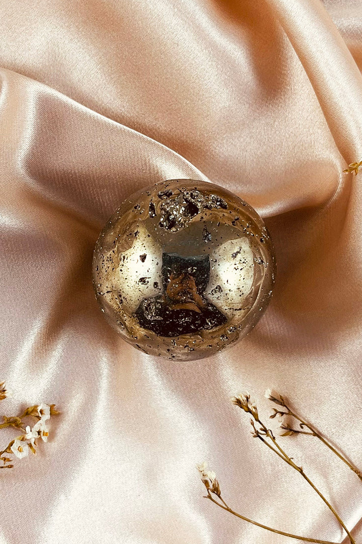 Pyrite Geode Sphere #1