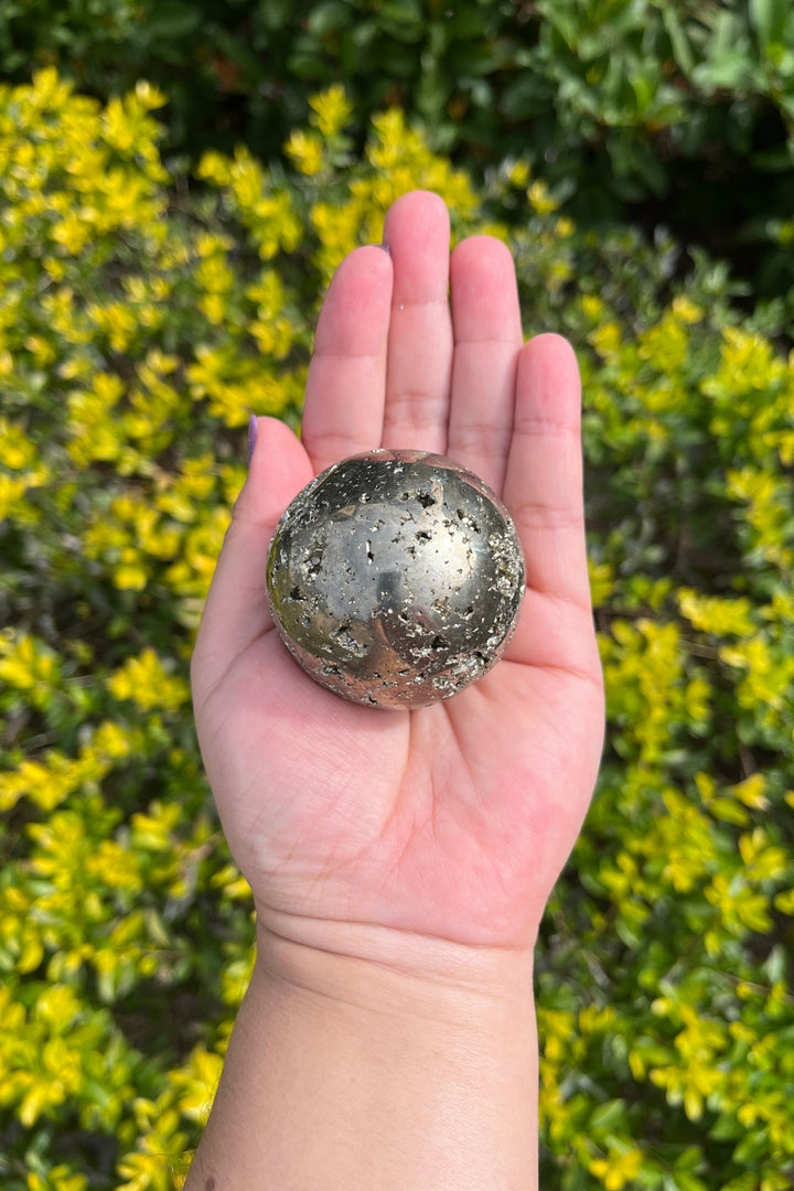 Pyrite Geode Sphere #1
