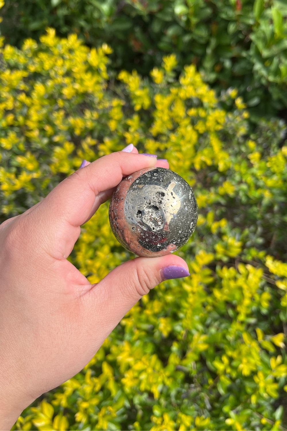 Pyrite Geode Sphere #2
