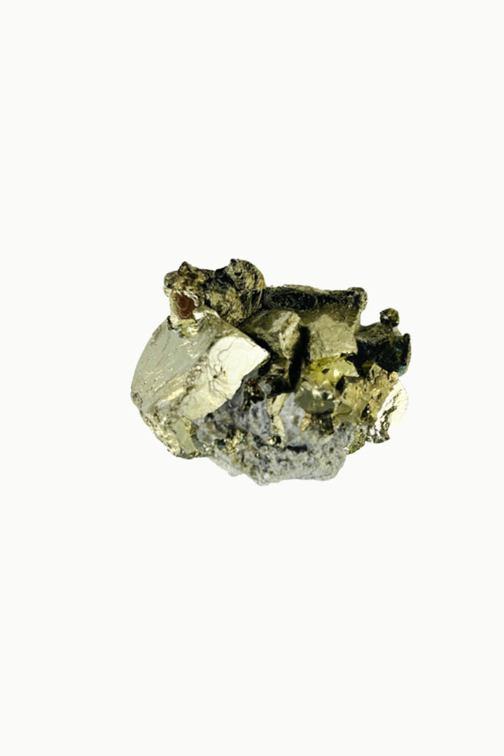 Pyrite and Quartz Crystal Cluster in Matrix #3