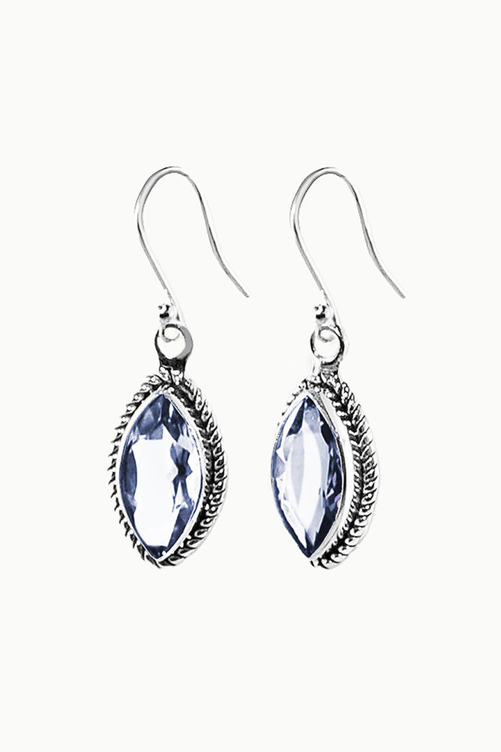 Sivalya Quartz Crystal Drop Earrings - Ananda