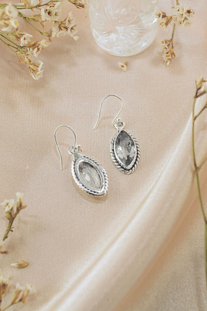 Sivalya Quartz Crystal Drop Earrings - Ananda